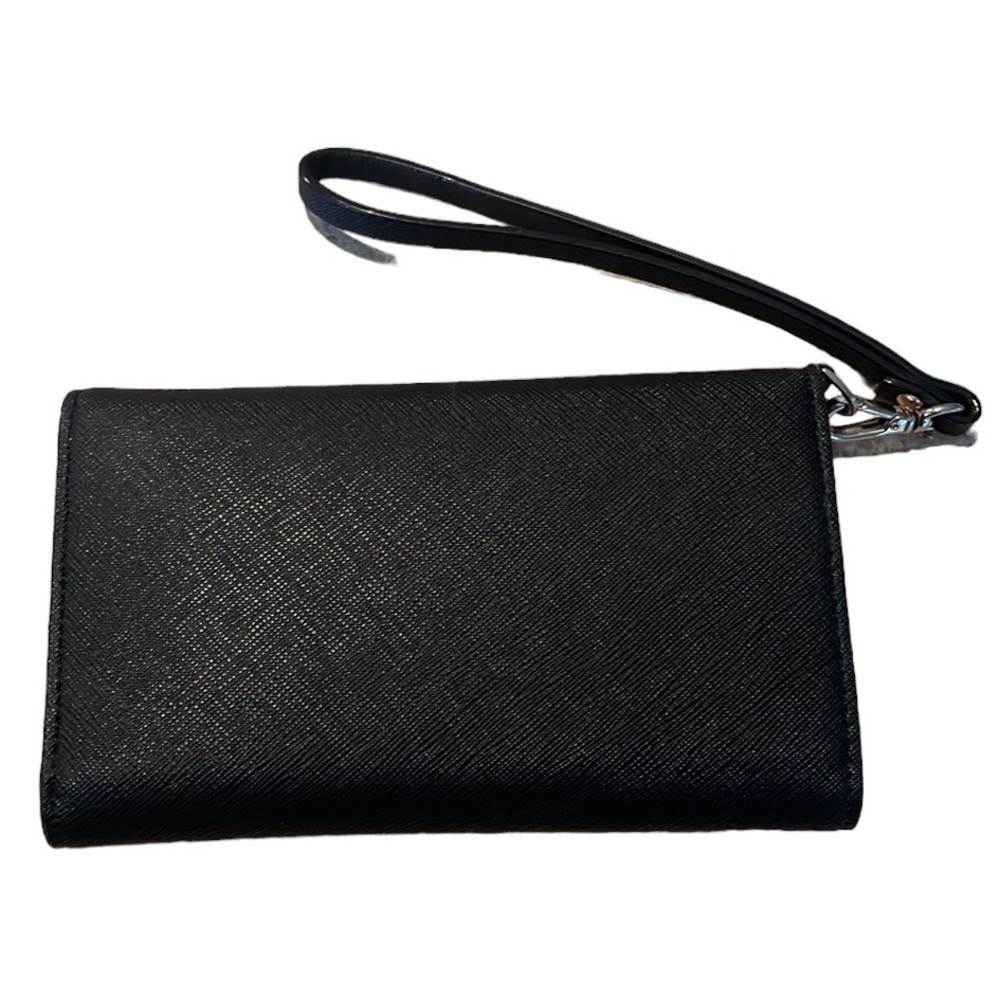 Kate Spade ♠️ Cedar Street Tech Wristlet 8ARU1099 black saffiano leather - Picture 2 of 10